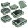 ECOHUB Packwürfel für Koffer, 7 Stück, Reise-Organizer, Packtaschen, recyceltes PET, umweltfreundlich, Reisezubehör, Schuhtaschen für Reisen, Aufbewahrungstasche, Gepäck-Organizer, Reisetasche(Grün)