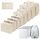 Gemtte Koffer Organizer Set 13-teilig, Wasserdicht Packing Cubes, Multifunktionale Travel Packwürfel, Kofferorganizer Packtaschen für Koffer, Reise Organizer Set Mit Kleidertaschen (Beige)