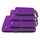 Eono by Amazon - Komprimierbaren Packwürfeln zur Organisation Ihres Reisegepäcks, Compression Packing Cube, Packtaschen Set & Gepäck Organizer für Rucksack & Koffer, Lila, 4-teilig