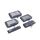 ECOHUB 5 Teilige Kompression Koffer Organizer Set für Rucksack Compression Packing Cubes Packwürfel Kofferorganizer Packtaschen Kleidertaschen für Koffer Reiseorganizer(Dunkles Grau)
