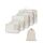 ECOHUB Koffer Organizer Set, 6-teilige Packing Cubes mit ID-Tag, Recycelte Packwürfel für Reisen, Leichte Packtaschen für Koffer, Atmungsaktiver Travel Rucksack Organizer, Patent anhängig(Beige)