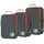 Cipway Kompressions-Packwürfel-Set, ultraleicht, erweiterbar, Reisepack-Organizer für Handgepäck (grau, 3 Stück)