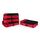 Amazon Essentials 4-teiliges Packwürfel-Reisezubehörset, Gepäckorganizer mit doppeltem Reißverschluss, Netzoberseite, Polyester, mittelgroß, rot (früher Amazon Basics)