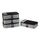 Amazon Essentials 4-teiliges Packwürfel-Reisezubehörset, Gepäckorganizer mit Doppelreißverschluss, Netzoberseite, Polyester, klein, grau (früher Amazon Basics)