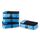 Amazon Essentials 4-teiliges Packwürfel-Reisezubehörset, Gepäckorganizer mit doppeltem Reißverschluss, Netzoberseite, Polyester, klein, himmelblau (früher Amazon Basics)