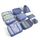 BillyBath Koffer Organizer set, Packing Cubes Kleidertaschen Schuhbeutel Reiseorganizer Packwürfel Kosmetik Travel Organizer Packtaschen für Koffer (8 teilig, Navy)