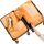 MURISE Packing Cubes 6 Set, Kleidertaschen, Koffer Organizer für Urlaub, Packwürfel Reise Würfel, Ordnungssystem (Orange)