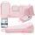 8 Teilige Compression Packing Cubes, Koffer Organizer Kompression PackwüRfel Packtaschen FüR Backpack Rucksack Reisen Organizer Rosa