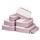 Narwey 7 Teilige Koffer Organizer Set, Packing Cubes Backpack Reise Packwürfel Rucksack Organizer Set Packtaschen für Koffer, Kofferorganizer Reiseorganizer Travel Essentials Bag (Altrosa)