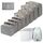 Gemtte Koffer Organizer Set 13-teilig, Wasserdicht Packing Cubes, Multifunktionale Travel Packwürfel, Kofferorganizer Packtaschen für Koffer, Reise Organizer Set Mit Kleidertaschen (Grau)