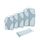 BAGSMART Packing Cubes Compression 6 Stück, Rucksack Koffer Organizer Packtaschen, Reise Kompressionsbeutel Wasserdicht Packwürfel Kompression, Travel Essentials Kofferorganizer