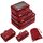 ECOHUB 7 Teilig Koffer Organizer Set, Packing Cubes mit Reißverschluss, Recyceltes PET Packwürfel Set, Packtaschen für Koffer, OrganizerKoffer für Urlaub und Reisen, Reise OrganizerSet(Rot)