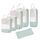 Narwey 6 Teilige Koffer Organizer Set, Compression Packing Cubes Backpack Packwürfel Rucksack Kofferorganizer Packtaschen Set Kompression für Koffer, Travel Essentials Organizer (Mintgrün)