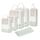 Narwey 6 Teilige Koffer Organizer Set, Compression Packing Cubes Backpack Packwürfel Rucksack Kofferorganizer Packtaschen Set Kompression für Koffer, Travel Essentials Organizer (Checker Mintgrünes)