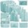 Chijoo 12 teiliges Koffer Organizer Set (Blau) – Packing Cubes Set, Packwürfel, Reise Gadget
