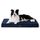 BEDSURE orthopädisches Hundebett Grosse Hunde - 91x69x7.6cm Hundekissen flauschig Hundematte waschbar Hundematratze in Navyblau für große Hunde