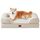 EHEYCIGA Orthopädisches Hundebett Kleine Hunde, 89x56cm, Memory Foam Hundekorb Mittelgroße Hunde, Waschbar Hundesofa Wasserdicht rutschfest, Hundecouch mit Hohem Rand, Beige