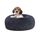HMTOPE Orthopädisches Hundebett rund Hundekissen Hundesofa Katzenbett Donut Kuscheliges Hundekorb Waschbar, 60 cm Ø, Dunkelgrau