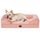EHEYCIGA Orthopädisches Hundebett Kleine Hunde, 76x51cm, Memory Foam Hundekorb Mittelgroße Hunde, Waschbar Hundesofa Wasserdicht rutschfest, Hundecouch mit Hohem Rand, Rosa