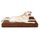 KSIIA Hundebett Grosse Hunde Waschbar, XL Hundekissen flauschig, Hundematte für große mittelgroße Hunde, rutschfeste Unterseite, Hundekorb Hundematratz Haustierbett Braun 105x70cm