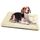 Baodan Waschbar Hundebett Mittelgroße Hunde - 90x60 cm Hundekissen flauschig Hundedecke rutschfest Hundebetten für mittelgroße Hunde, beige