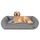 HMTOPE Hundebett, Hundesofa, Hundekissen, Hundekörbchen Abnehmbar und waschbar, Hellgrau, 110 x 86 x 26 cm