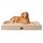 EHEYCIGA Orthopädisches Hundebett Grosse Hunde XL 112x81x9cm, Hundekissen Waschbar Flauschig, Hundematte Hundematratze für Kiste, Khaki