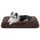 BEDSURE Flauschiges Hundebett Grosse Hunde - 104x69x8 cm Hundebett waschbar für große Hunde, rutschfeste Unterseite, plüsch Hundekissen, Braun