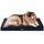 EHEYCIGA Orthopädisches Hundebett XXL Grosse Hunde 120x74x9cm, Hundekissen Waschbar Flauschig, Hundematte Hundematratze für Kiste, Marine Blau