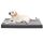 KSIIA Hundebett Orthopädisch Grosse Hunde, Hundekissen Waschbar 91x68cm, Hundebetten mit Abnehmbarer Deckel, Hundematte Doppelseitig Wendbare, Dunkelgrau