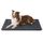 BEDSURE waschbar Hundematte Große Hunde - 104x69 cm Hundekissen waschbar für Grosse Hunde, Sherpa-Plüsch Hundebett groß mit hochdichter Schaumstofffüllung, dunkelgrau