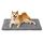 BEDSURE waschbar Hundematte Mittelgroße Hunde - 89x56 cm Hundekissen mittelgroße Hunde mit hochdichter Schaumstofffüllung, Sherpa-Plüsch waschbar Hundematratze, grau