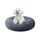 Nisrada Hundebett für kleine, mittelgroße und große Hunde, 50cm, waschbar, rund, gemütlich, weich, Haustierbett für Welpen und Kätzchen, mit Rutschfester Unterseite