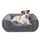 JOEJOY Hundebett Mittelgroße Hunde, Hundekorb Waschbar Flauschig, rutschfeste Plüsch Hundekörbchen, 63x53x20cm, Hundebetten für Kleine und Mittelgroße Hunde und Katzen