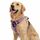 Funfox Hundegeschirr Mittelgroße Hunde, Anti Zug Brustgeschirr Verstellbares Geschirr Hund mit Griff Reflektorstreifen, No Pull Geschirr Hund für Kleine Mittlere Grosse Dog Harness Mosaik Rosa L