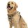 Funfox Hundegeschirr Mittelgroße Hunde [L] - Verstellbares Anti-Zug Brustgeschirr mit Griff & Reflektorstreifen, Atmungsaktives No Pull Hundegeschirr für Grosse/Kleine Hunde Outdoor Tarnbraun