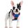 rabbitgoo Hundegeschirr Mittelgroße Hunde, Anti Zug Geschirr mit Kontrolle, No Pull Verstellbar Hundegeschirr Grosse Hunde, Atmungsaktiv Reflexstreifen Brustgeschirr Sichere Führung,Blau & Rosarot,S