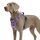 Funfox Hundegeschirr Grosse Hunde [XL] - Verstellbares Anti-Zug Brustgeschirr mit Griff & Reflektorstreifen, Atmungsaktives No Pull Hundegeschirr für Grosse/Mittelgroße Hunde Outdoor Lavendel