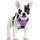 rabbitgoo Hundegeschirr Mittelgroße Hunde, Anti Zug Geschirr mit Kontrolle, No Pull Verstellbar Hundegeschirr Grosse Hunde, Atmungsaktiv Reflexstreifen Brustgeschirr Sichere，Rosarot & Mint Grün，S