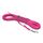 IDC Color & Gray gumierte Leine, 14 mm x 5 m ohne Schlaufe, Pink-Grau