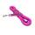IDC Color & Gray gumierte Leine, 20 mm x 5 m mit Schlaufe, Pink-Grau