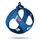 Vest Harness curli Clasp Air-Mesh Blue XS