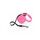 flexi® Classic XS | 3m Gurt Roll-Leine für kleine Hunde bis 12 kg | Miniformat mit 3-Finger Griff | Pink | ausziehbare Hundeleine | Gewicht 108.6 gr | Maße 8.2 x 13 cm