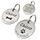 WIENS3D Hundemarke mit Gravur - Personalisiert mit Name - 23mm / 30mm Namensschild für Halsband - Dog Tag - Anhänger Marke für Hunde - mit Symbolauswahl - Tiermarke für Hunde, Katzen & Welpen (30 mm)