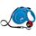 flexi® Classic L | 5m Gurt Roll-Leine für Hunde bis 50 kg | Blau | ausziehbare Hundeleine | Gewicht 347.2 gr | Maße 12.9 x 18.8 cm
