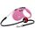 flexi® Classic S | 5m Seil Roll-Leine für kleine Hunde bis 12 kg | Pink | ausziehbare Hundeleine | Gewicht 160.4 g | Maße 9.6 x 16.2 cm