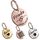 Hundemarke mit Gravur - Personalisiert - Edelstahl - ⌀30mm - Roségold - Namensschild für Halsband - Dog Tag - Anhänger Marke für Hunde - mit Symbolauswahl - Tiermarke für Hunde, Katzen, Welpen, Pferde