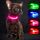 Wiederaufladbares LED-Welpenhalsband, YFbrite LED-Katzenhalsband, Bequem Leuchtende Welpenhalsbänder, Verstellbares Reflektierendes Welpen-Gehlichthalsband für Sicherheit (Rosa, XS)