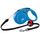 flexi® Classic S | 8m Seil Roll-Leine für kleine Hunde bis 12 kg | Blau | ausziehbare Hundeleine | Gewicht 228.8 gr | Maße 10.3 x 16.8 cm