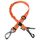 AUBELL Anschnallgurt Hund Auto,Einstellbar Haustier Auto sicherheitsgurt für Hunde, Bungee Hunde Anschnallgurt Geschirr Tether mit Clip Haken-Verschluss & Schnalle, Swivel Karabiner, Orange